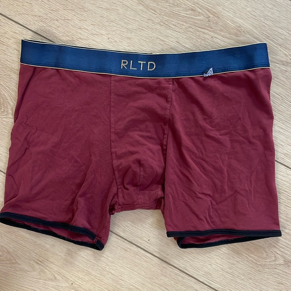 RLTD Related Garments Maroon Burgundy Boxer Briefs